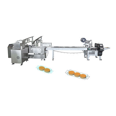 Good price Chocolate Biscuit Sandwiching Machine High Efficiency Pillow Packaging Machine online