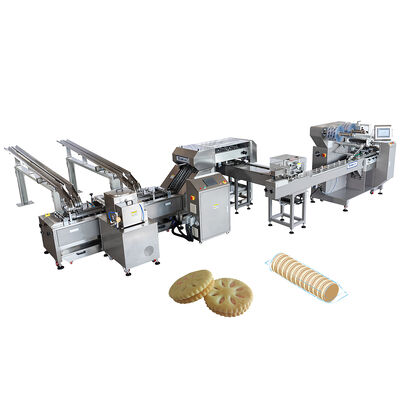 Buon prezzo Macchina personalizzata per biscotti alla crema 5,5kw Macchina per imballaggio di bordo 220V / 50Hz in linea