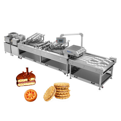 Buen precio Máquina para hacer biscoitos de alta velocidad con cuatro carriles y una máquina para hacer biscoitos de crema de color en línea