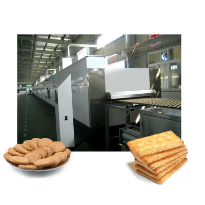 Buen precio Línea de producción de galletas totalmente automática Línea de fabricación de galletas personalizada Alta productividad en línea